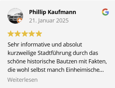 Bewertung Stadtfürung Bautzen